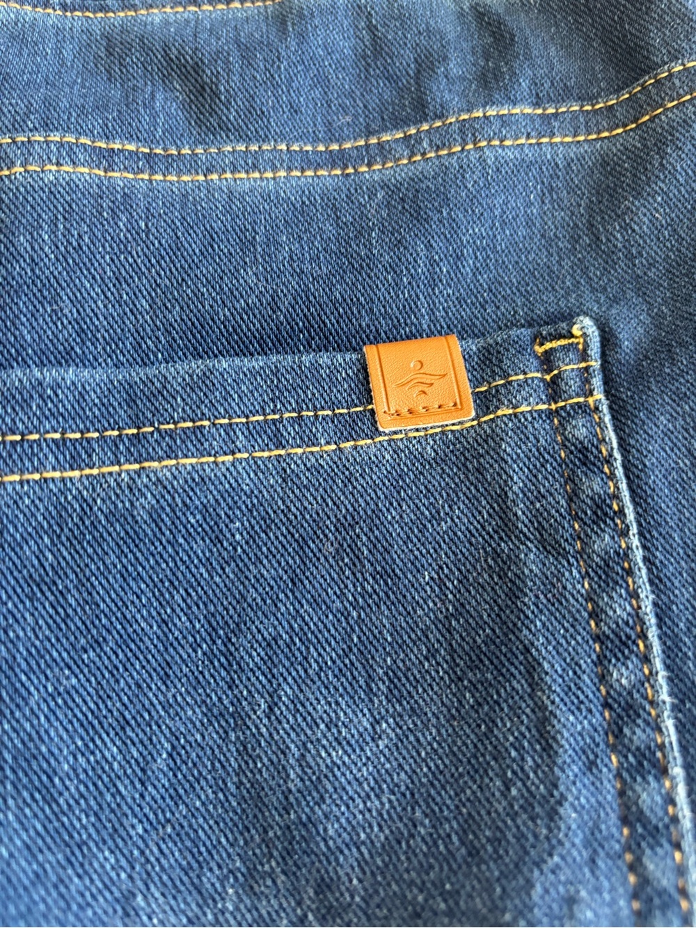 HALARA Blue Wide Leg Denim-Look Jeans - Picture 4 of 6